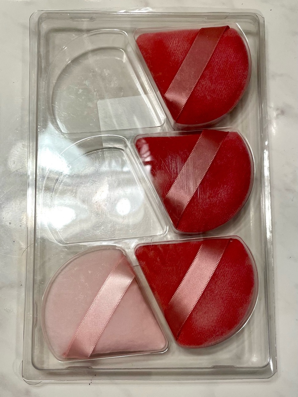 FREE WITH PURCHASE: 4 Pack of Pink Makeup Puffs